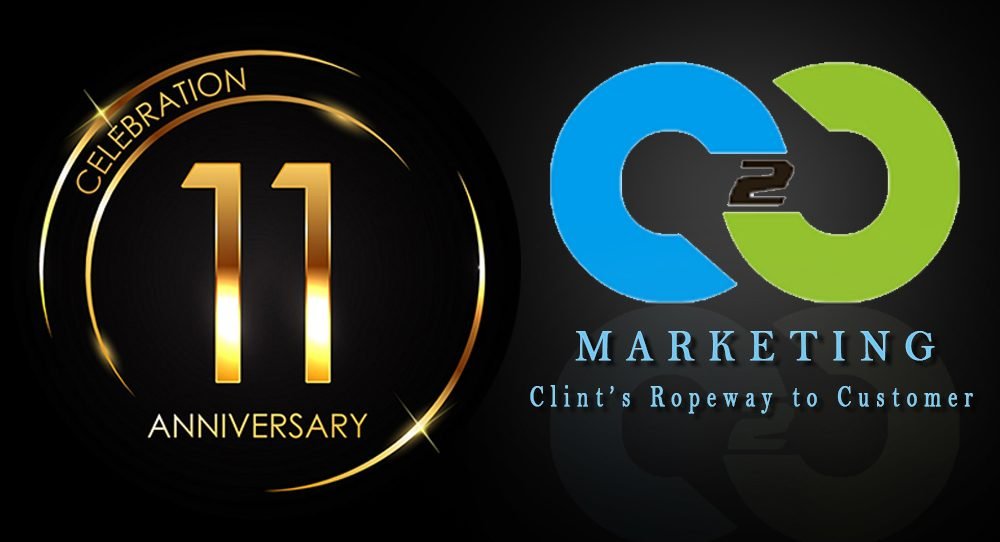C To C Marketing 11th anniversary celebration artwork