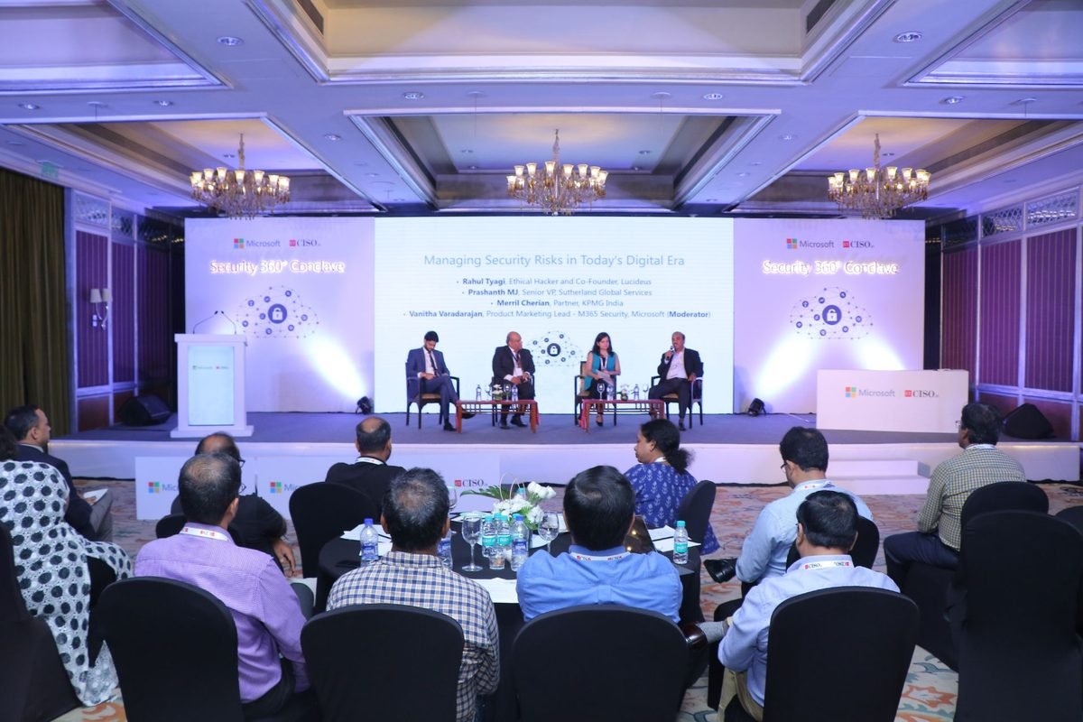 Delegates at the Microsoft Security 360 Conclave managed by C To C Marketing